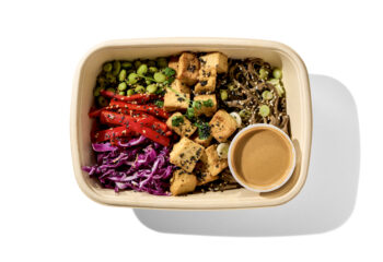 Peanut butter noodle salad.